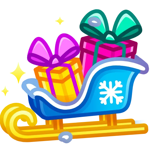 🎁 Стикер «Merry Christmas Emoji» для Telegram