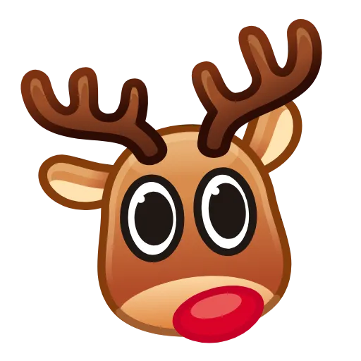 🦌 Стикер «Merry Christmas Emoji» для Telegram