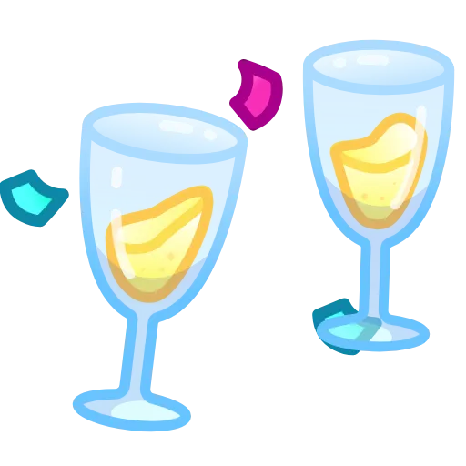 🥂 Стикер «Merry Christmas Emoji» для Telegram