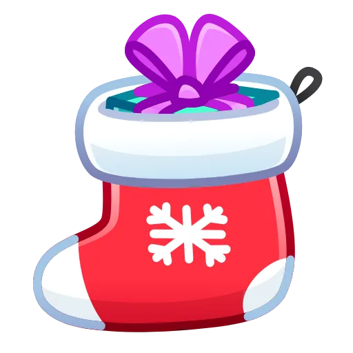 🧦 Стикер «Merry Christmas Emoji» для Telegram