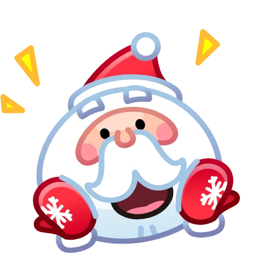 🎅 Стикер «Merry Christmas Emoji» для Telegram