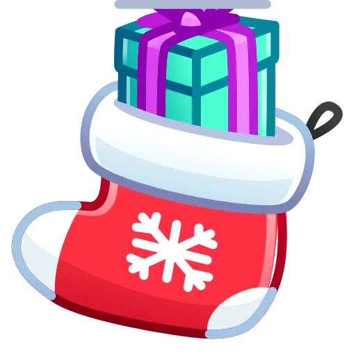 Стикер 9 Merry Christmas Emoji
