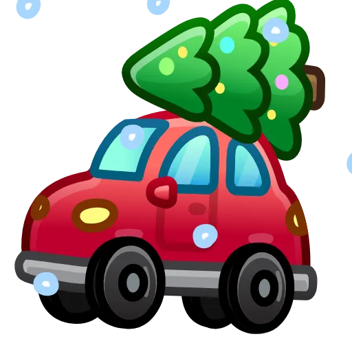 Стикер 2 Merry Christmas Emoji