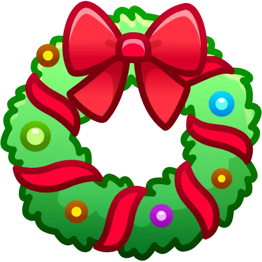 Стикер 16 Merry Christmas Emoji