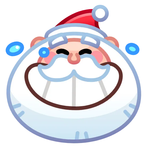 Стикер 33 Merry Christmas Emoji