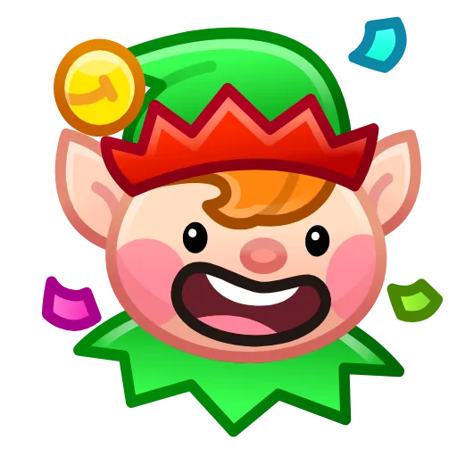 Стикер 36 Merry Christmas Emoji