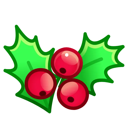 Стикер 5 Merry Christmas Emoji