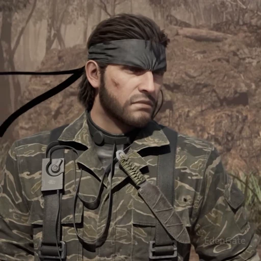 🐍 Стикер «Metal Gear Solid Delta Snake Eater» для Telegram