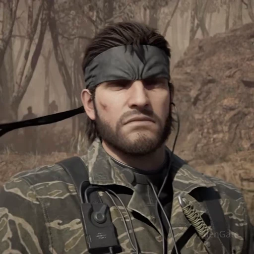 🐍 Стикер «Metal Gear Solid Delta Snake Eater» для Telegram