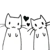 Стикер 46 ❤️‍🩹 Котики