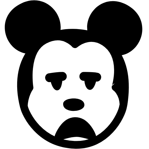 Стикер 24 Mickey Mouse Emoji