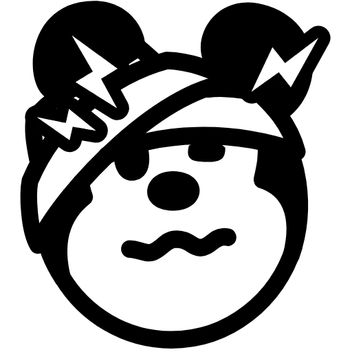 Стикер 30 Mickey Mouse Emoji