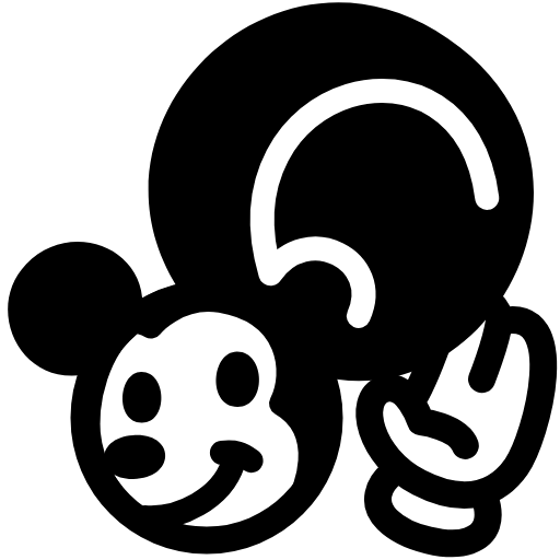 Стикер 41 Mickey Mouse Emoji