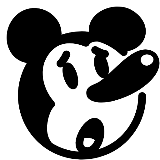 Стикер 23 Mickey Mouse Emoji