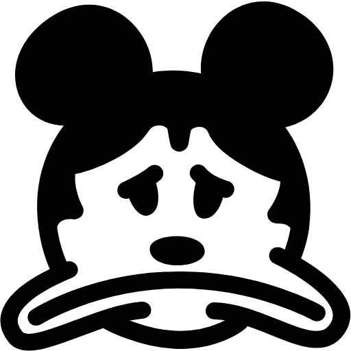 Стикер 14 Mickey Mouse Emoji