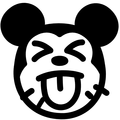 Стикер 9 Mickey Mouse Emoji