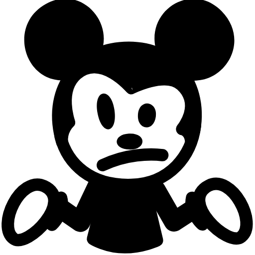 Стикер 43 Mickey Mouse Emoji