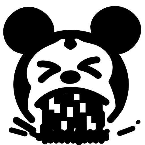 Стикер 29 Mickey Mouse Emoji