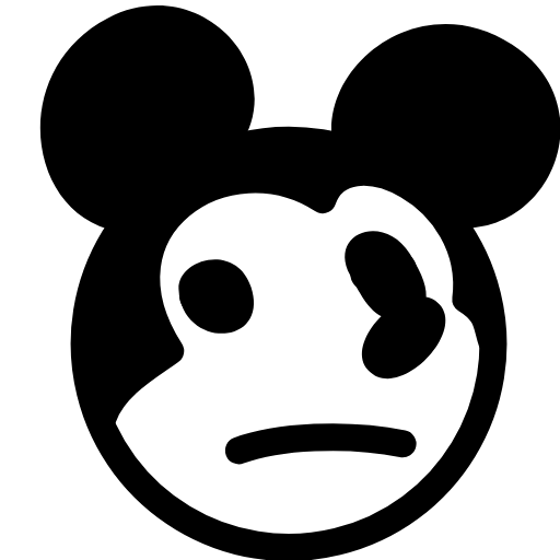 Стикер 25 Mickey Mouse Emoji