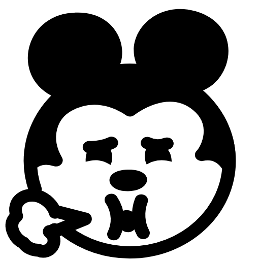 Стикер 27 Mickey Mouse Emoji