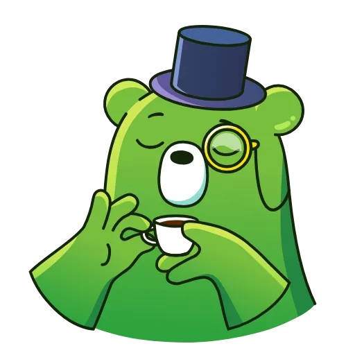 Стикер 6 Midori Kuma
