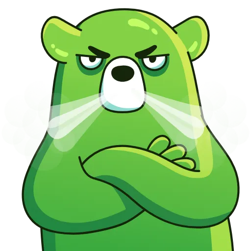 Стикер 17 Midori Kuma