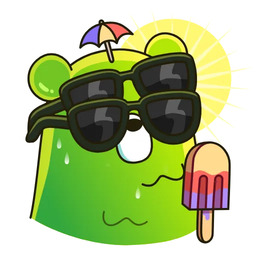 Стикер 5 Midori Kuma