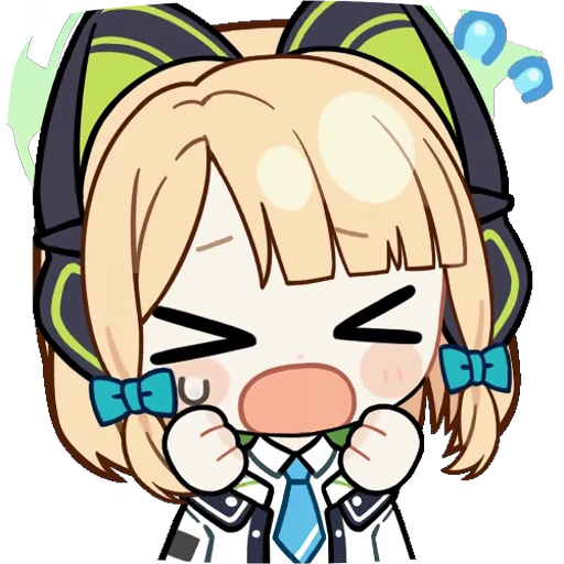 😫 Стикер «Saiba Midori Blue Archive» для Telegram