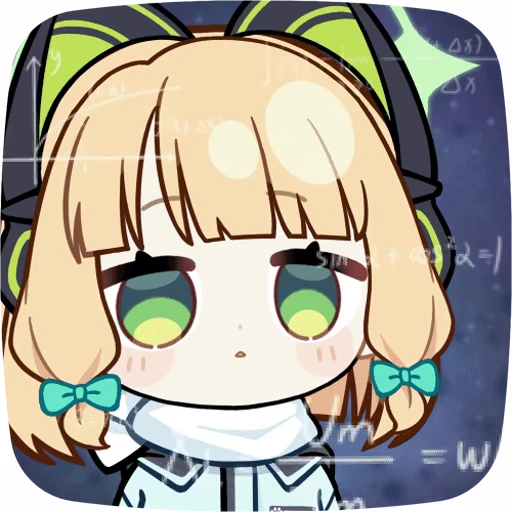 🤔 Стикер «Saiba Midori Blue Archive» для Telegram