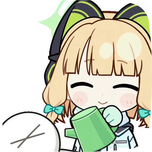 💧 Стикер «Saiba Midori Blue Archive» для Telegram