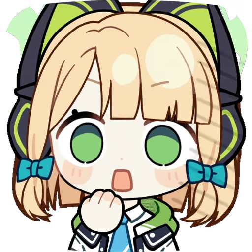 😨 Стикер «Saiba Midori Blue Archive» для Telegram