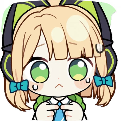 🥲 Стикер «Saiba Midori Blue Archive» для Telegram