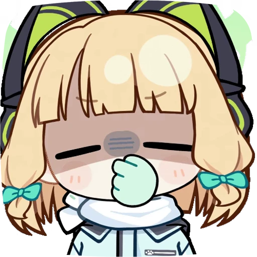 🤢 Стикер «Saiba Midori Blue Archive» для Telegram