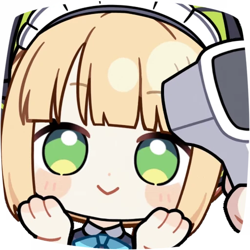 🥰 Стикер «Saiba Midori Blue Archive» для Telegram