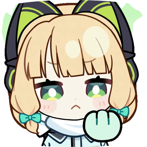 🖕 Стикер «Saiba Midori Blue Archive» для Telegram