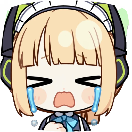 😭 Стикер «Saiba Midori Blue Archive» для Telegram