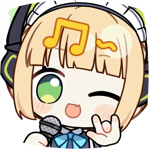 🤟 Стикер «Saiba Midori Blue Archive» для Telegram