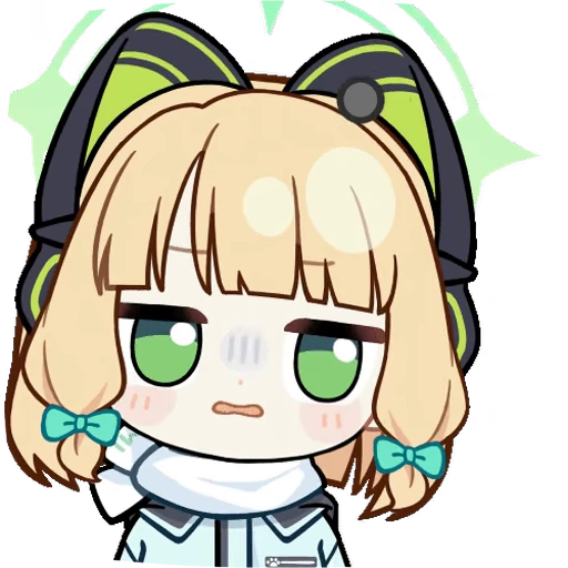 🤔 Стикер «Saiba Midori Blue Archive» для Telegram
