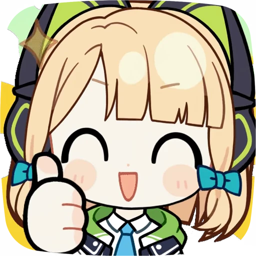 👍 Стикер «Saiba Midori Blue Archive» для Telegram