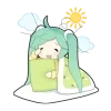 Стикер 22 Ⲙⲓⲕυ Ⲏⲁⲧⲋυⲛⲉ