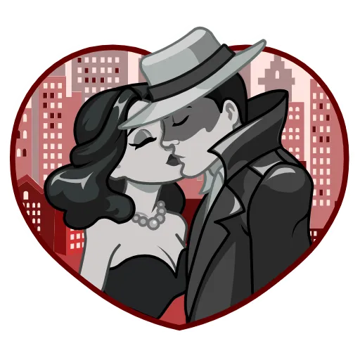 Стикер 18 Lady Noir