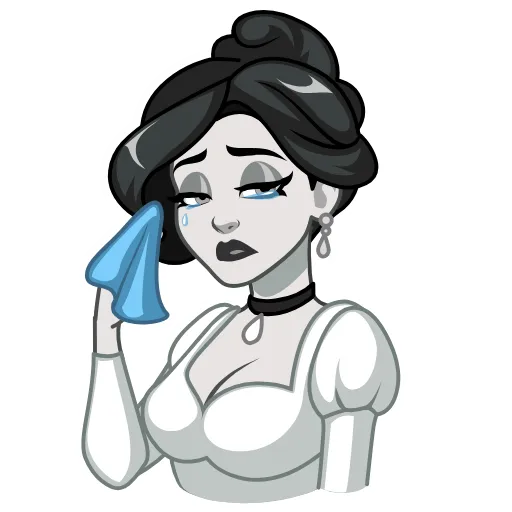Стикер 17 Lady Noir