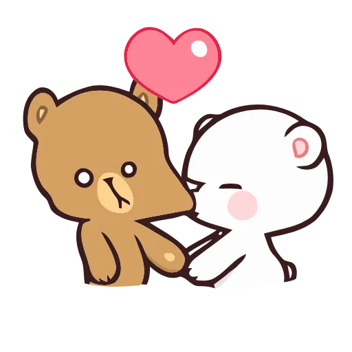 Стикер 11 Milk Mocha Emoji