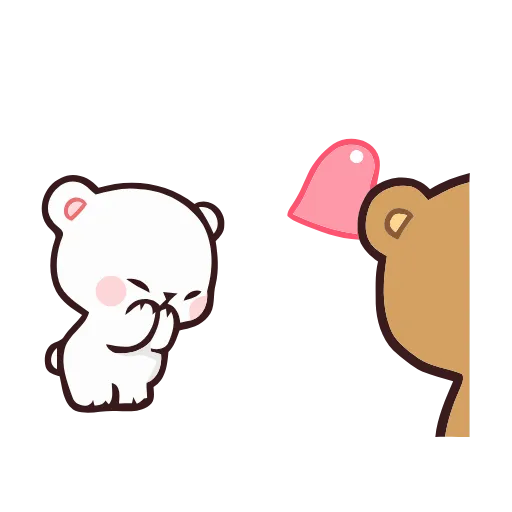 Стикер 17 Milk Mocha Emoji