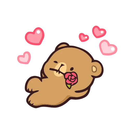 Стикер 22 Milk Mocha Emoji