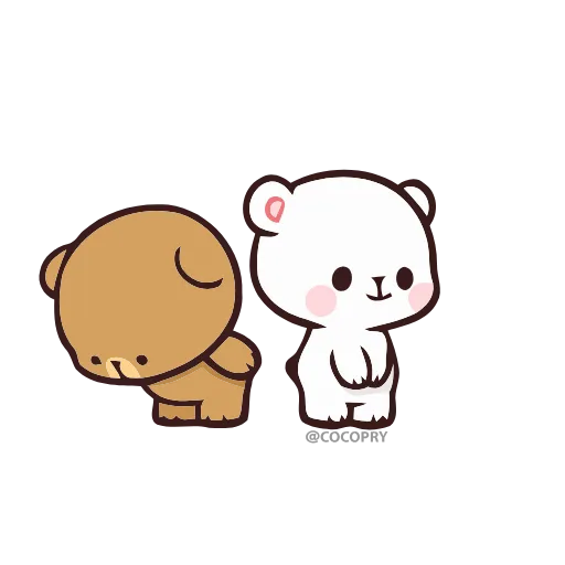 Стикер 50 Milk Mocha Emoji
