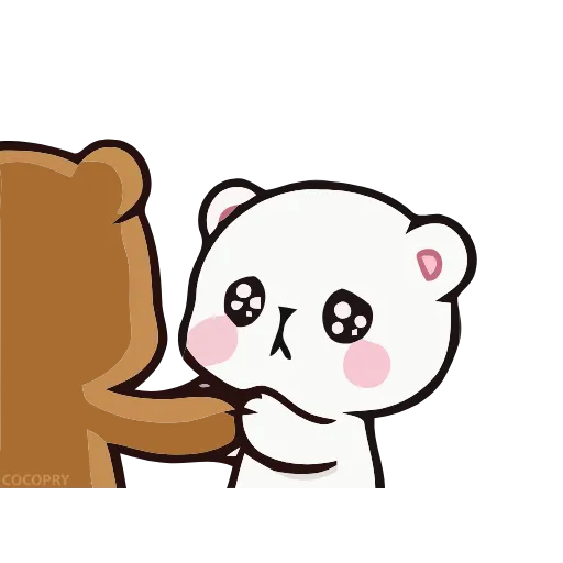Стикер 47 Milk Mocha Emoji