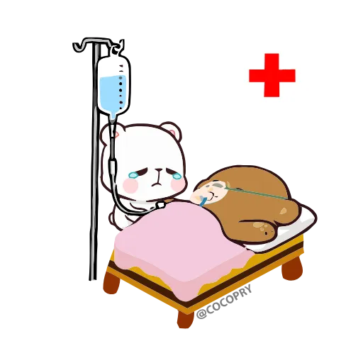 😔 Стикер «Milk & Mocha» для Telegram