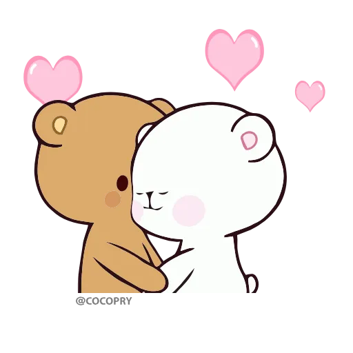 🤗 Стикер «Milk & Mocha» для Telegram