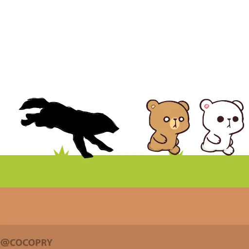 😱 Стикер «Milk & Mocha» для Telegram